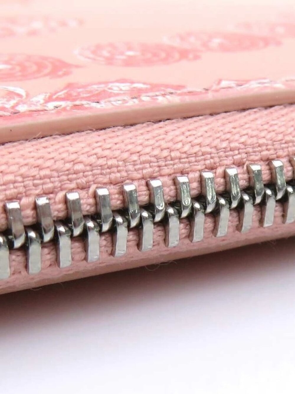 Auth TIFFANY&Co. Clutch Bag Pink Leather/Silvertone - Picture 10 of 13